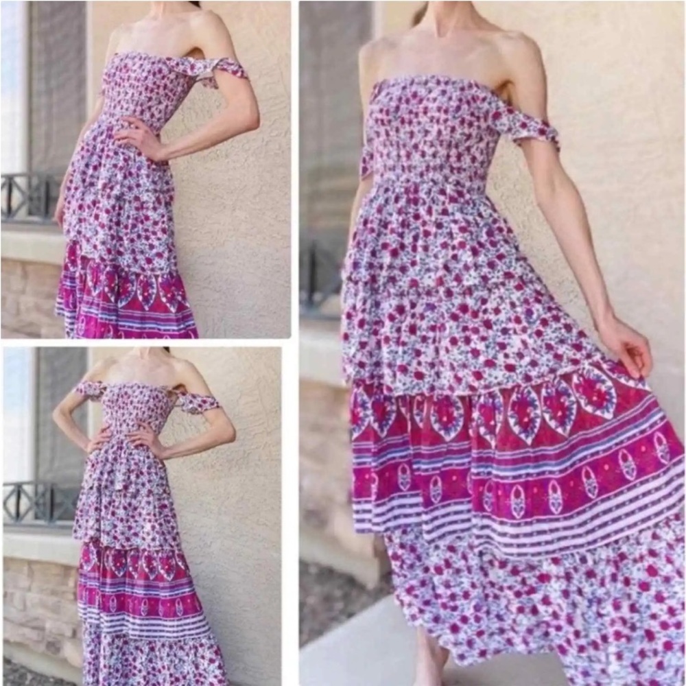 🆕 ATL Abel the Label secret romance maxi dress Size S 💃👗